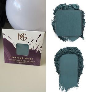 3/$15 Makeup Geek Matte Eyeshadow Single Pan Blue Me Away Cruelty Free